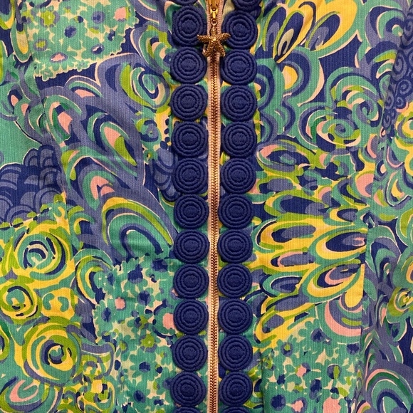 Lily Pulitzer Lilly Lagoon Shift Dress Size 6 - Picture 4 of 4